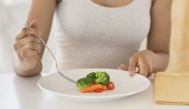 Diet with weight loss